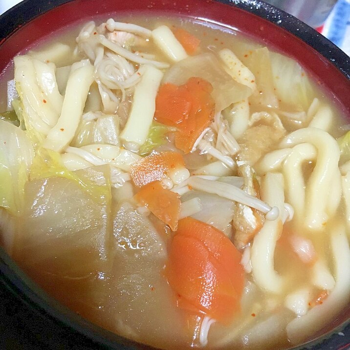 冬野菜の煮込みうどん